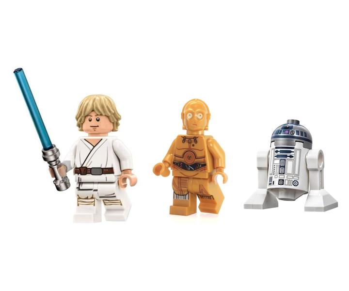 Imagem de LEGO Star Wars Luke Skywalker R2 D2 e C3PO Tatooine