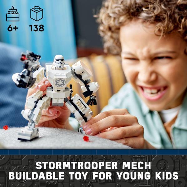 LEGO Star Wars Mech Stormtrooper, 138 peças, 75370 Imagem de LEGO Star Wars Mech Stormtrooper, 138 peças, 75370