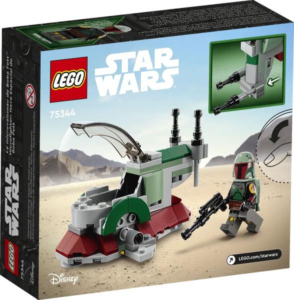 Imagem de LEGO Star Wars - Microfighter Nave Estelar de Boba Fett - 85 Peças - 75344