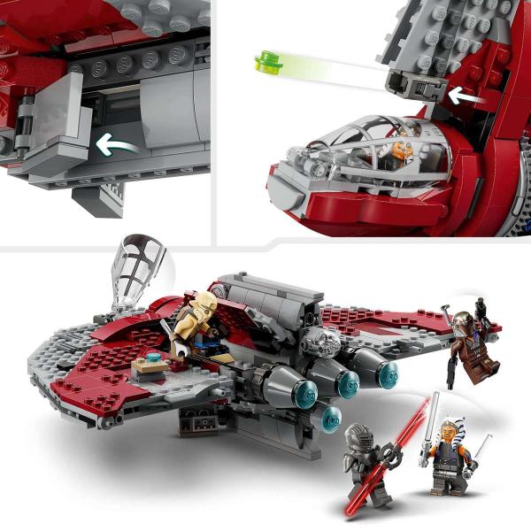 Lego Star Wars Nave Jedi T6 de Ahsoka Tano 601 Peças Construção