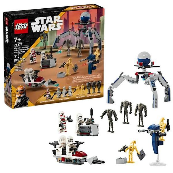 Imagem de Lego Star Wars Pack Batalha De Soldado Clone E Droide 75372