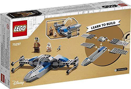 Imagem de LEGO Star Wars Resistance X-Wing 75297 Kit de construção Incrível Starfighter Building Toy for Kids Aged 4 and Up, Featuring Poe Dameron e BB-8 Nova 2021 (60 peças)