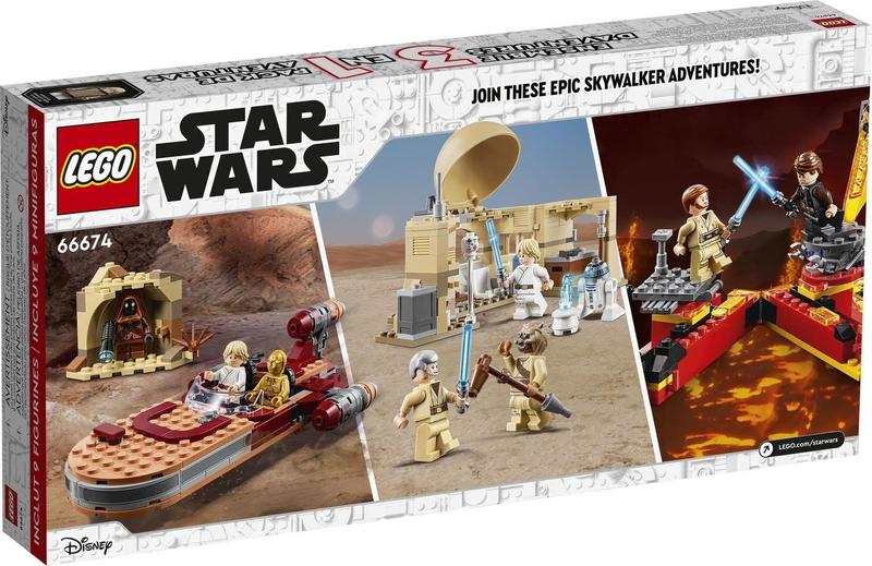 LEGO Star Wars TM Skywalker Pacote de Aventuras 66674 Imagem de LEGO Star Wars TM Skywalker Pacote de Aventuras 66674