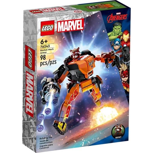 Imagem de Lego super heroes 76243 armadura robo de rocket