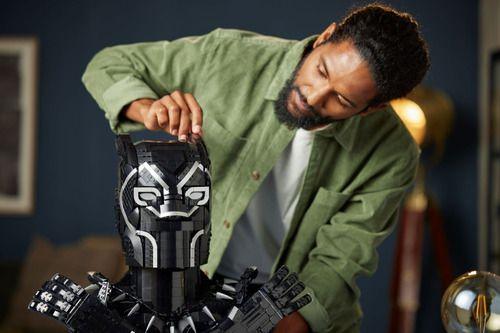 Lego Super Heroes Marvel Busto Pantera Negra 76215 Imagem de Lego Super Heroes Marvel Busto Pantera Negra 76215