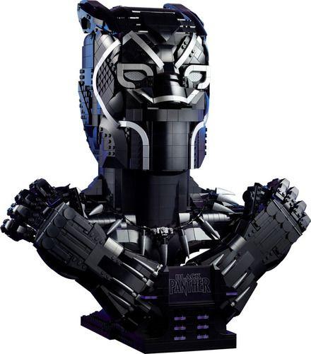 Lego Super Heroes Marvel Busto Pantera Negra 76215 Imagem de Lego Super Heroes Marvel Busto Pantera Negra 76215