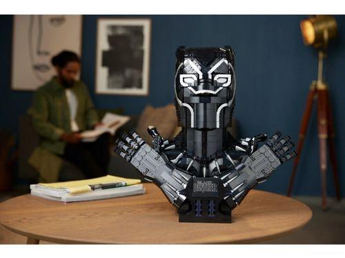 Lego Super Heroes Marvel Busto Pantera Negra 76215 Imagem de Lego Super Heroes Marvel Busto Pantera Negra 76215