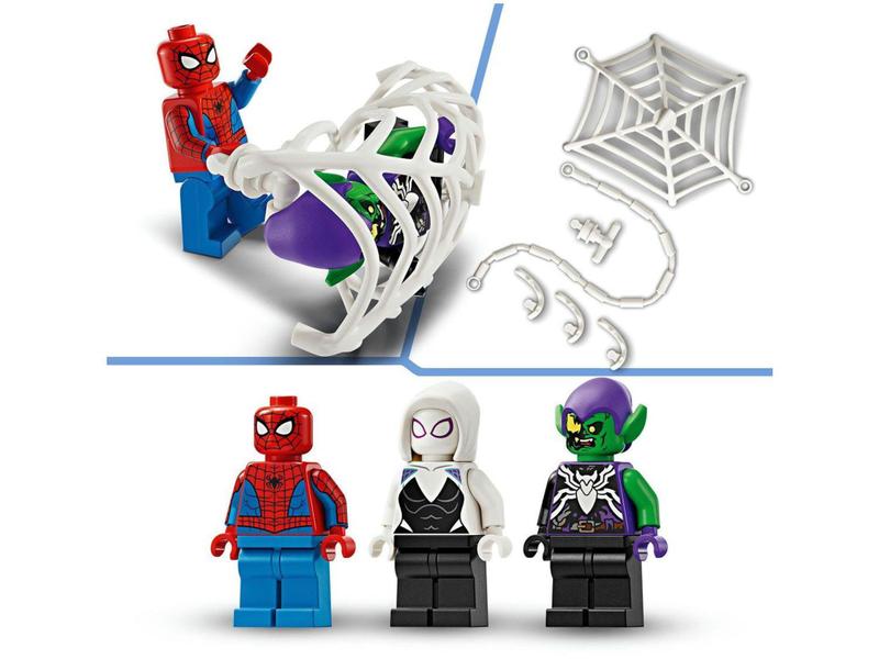 Imagem de LEGO Super Heroes Marvel Carro de Corrida do Homem - Aranha e Duende Verde Venom 76279 227 Peças