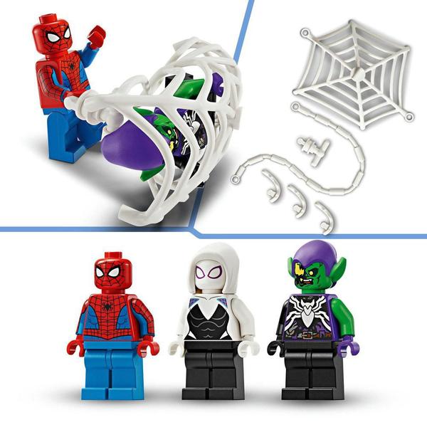 Imagem de Lego super heroes marvel - carro de corrida do homem-aranha e duende verde venom - 76279