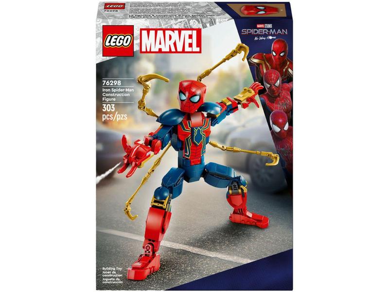 Imagem de LEGO Super Heroes Marvel Figura de Construção do - Homem-Aranha de Ferro 76298 303 Peças