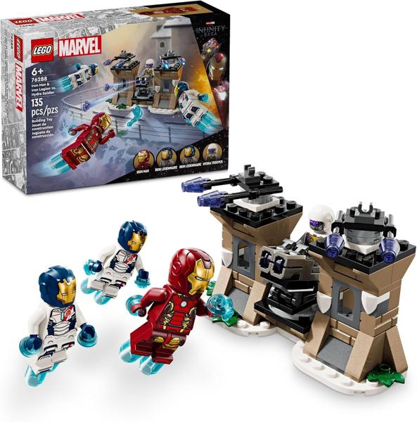 LEGO Super Heroes Marvel Homem de Ferro e Legião de Ferro vs. Soldado da Hidra 76288 Imagem de LEGO Super Heroes Marvel Homem de Ferro e Legião de Ferro vs. Soldado da Hidra 76288