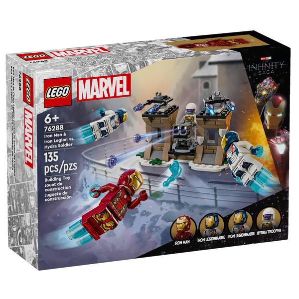 LEGO Super Heroes Marvel Homem de Ferro e Legião de Ferro vs. Soldado da Hidra 76288 Imagem de LEGO Super Heroes Marvel Homem de Ferro e Legião de Ferro vs. Soldado da Hidra 76288
