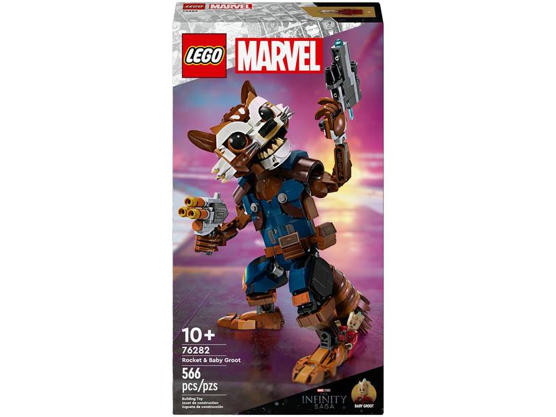 Imagem de LEGO Super Heroes Marvel Rocket e Groot Bebê