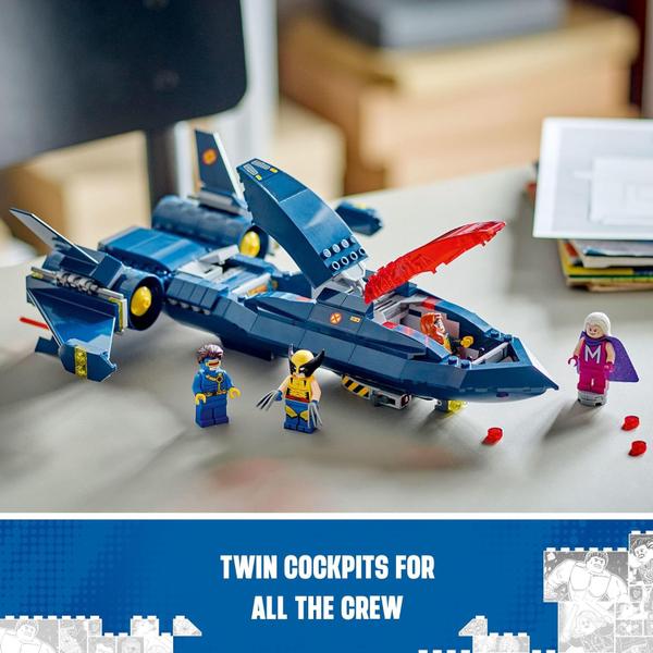 Lego Super Heroes Marvel X-Jet dos X-Men 76281 Imagem de Lego Super Heroes Marvel X-Jet dos X-Men 76281