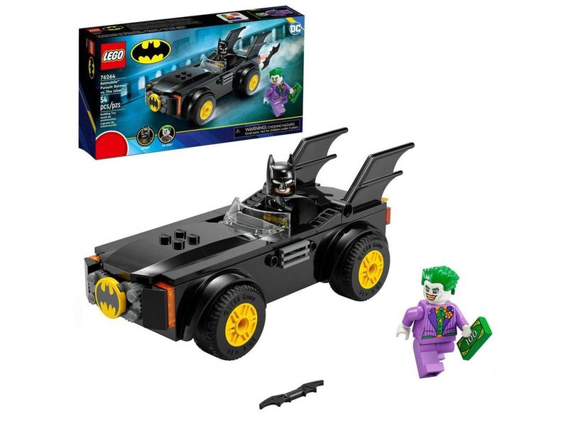 LEGO Super Heroes Perseguição de Batmóvel: Batman - vs Coringa 76264 54 Peças Imagem de LEGO Super Heroes Perseguição de Batmóvel: Batman - vs Coringa 76264 54 Peças