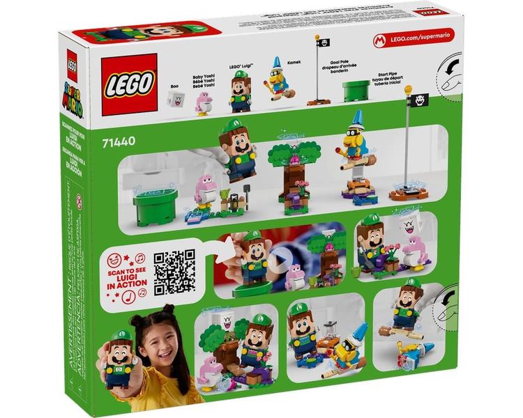 LEGO Super Mario - Aventuras com Luigi interativo - 210 Peças - 71440 Imagem de LEGO Super Mario - Aventuras com Luigi interativo - 210 Peças - 71440