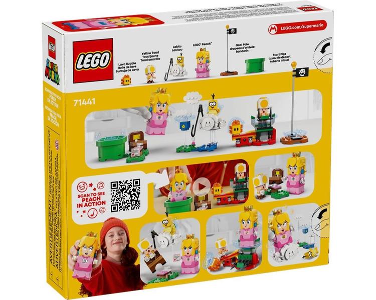 LEGO Super Mario - Aventuras com Princesa Peach interativa - 208 Peças - 71441 Imagem de LEGO Super Mario - Aventuras com Princesa Peach interativa - 208 Peças - 71441