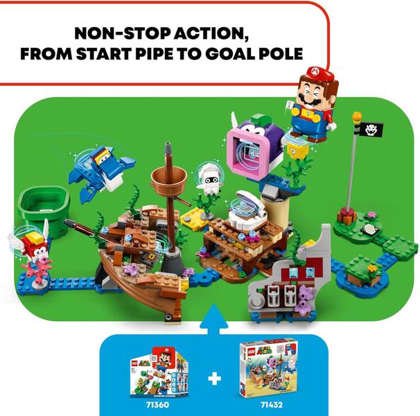 LEGO Super Mario - Conjunto de Expansão de Aventura do Naufrágio Afundado de Dorrie 71432 Imagem de LEGO Super Mario - Conjunto de Expansão de Aventura do Naufrágio Afundado de Dorrie 71432