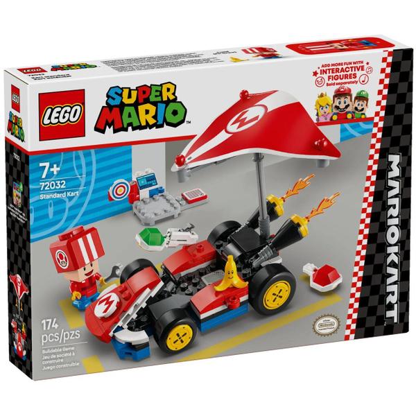 Imagem de Lego Super Mario Kart Padrão 174 Peças - 72032