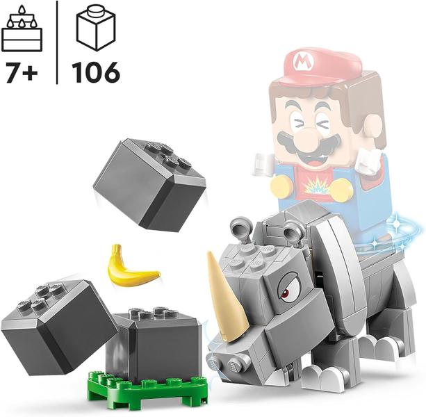 Imagem de LEGO Super Mario - Pacote de Expansão - Rambi, o Rinoceronte 71420