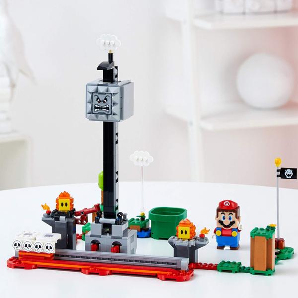 LEGO Super Mario Thwomp Drop Expansion Set 71376 Exclusivo Building Kit Playset colecionável para crianças adicionar novos níveis ao seu lego super mario starter course (71360) Set, New 2020 (393 peças) Imagem de LEGO Super Mario Thwomp Drop Expansion Set 71376 Exclusivo Building Kit Playset colecionável para crianças adicionar novos níveis ao seu lego super mario starter course (71360) Set, New 2020 (393 peças)