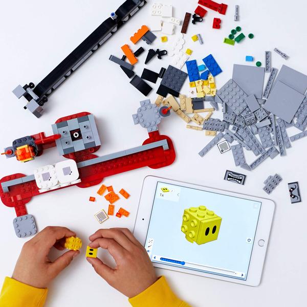 Imagem de LEGO Super Mario Thwomp Drop Expansion Set 71376 Exclusivo Building Kit Playset colecionável para crianças adicionar novos níveis ao seu lego super mario starter course (71360) Set, New 2020 (393 peças)