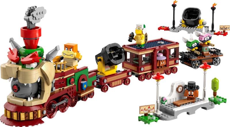Lego Super Mario - Trem Expresso Do Bowser - 71437 Imagem de Lego Super Mario - Trem Expresso Do Bowser - 71437