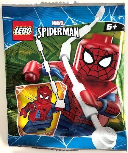 Imagem de LEGO Superheroes: Minifigura do Homem-Aranha com Web e Print