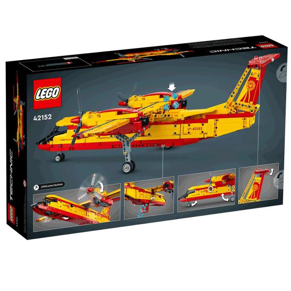Imagem de Lego Technic Avião de Combate ao Fogo 1134 peças 42152
