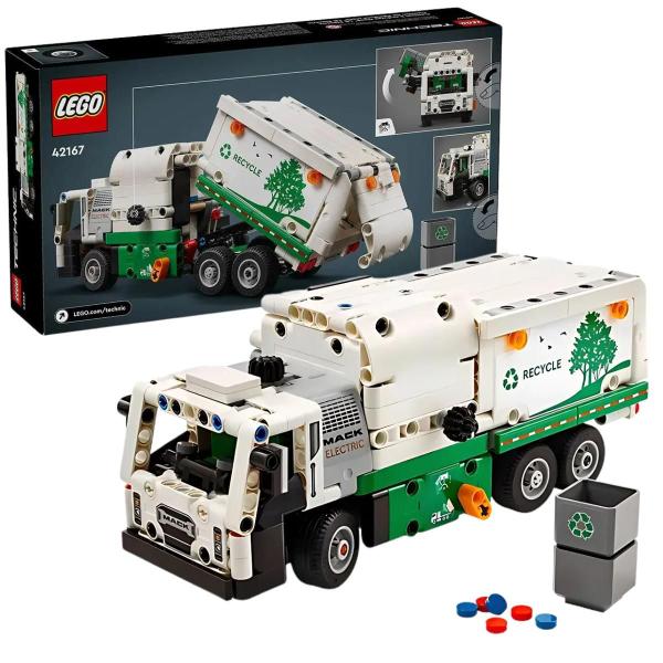 Imagem de Lego Technic Caminhão de Lixo Mack LR Electric - 42167