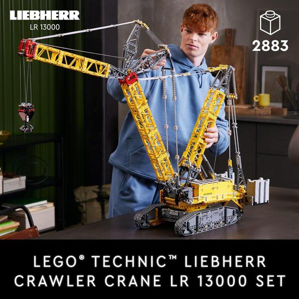 Imagem de LEGO Technic - Guindaste sobre Esteiras Liebherr LR 13000 42146