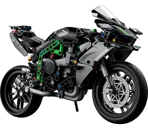 Lego Technic Motocicleta Kawasaki Ninja H2r - 42170 Imagem de Lego Technic Motocicleta Kawasaki Ninja H2r - 42170