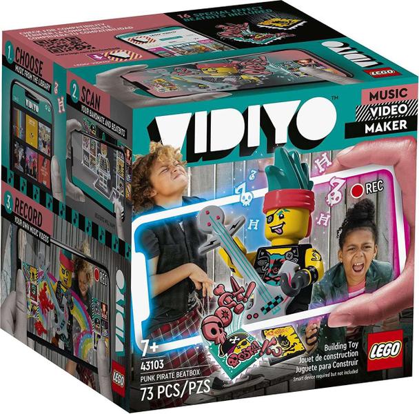 Lego Vidiyo Punk Pirate Beatbox 73 Peças - 43103 Imagem de Lego Vidiyo Punk Pirate Beatbox 73 Peças - 43103