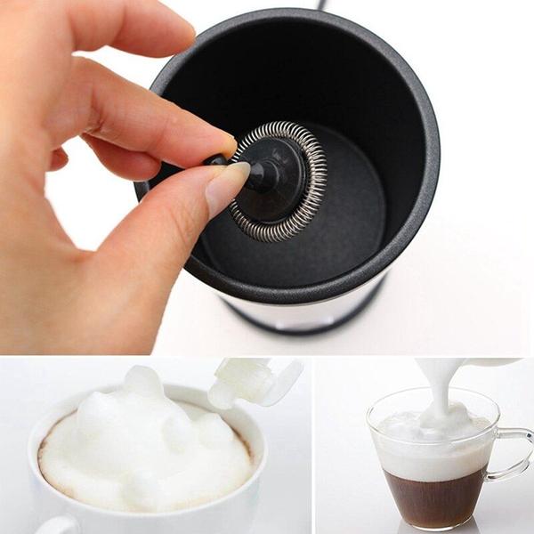 Imagem de Leite automático Frother Coffee Foamer Recipiente Espuma Macia Cappuccino Fabricante de Café Elétrico Frother Frother Milk Foamer Maker EU Plug Frothers de Leite