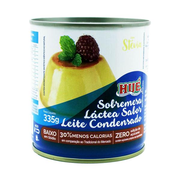 Leite Condensado Diet Hué (Sem Adição de Açúcares) Sem Glúten Lata 335g Imagem de Leite Condensado Diet Hué (Sem Adição de Açúcares) Sem Glúten Lata 335g