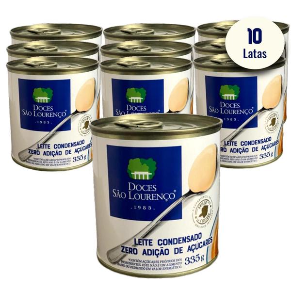 Imagem de Leite Condensado Diet São Lourenco 335G (10 Latas)