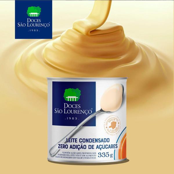Leite Condensado Diet SÃO LOURENCO 335g (3 Latas) - São Lourenço Imagem de Leite Condensado Diet SÃO LOURENCO 335g (3 Latas)