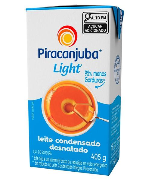 Imagem de Leite Condensado Light Desnatado Piracanjuba 395g Caixa 27un