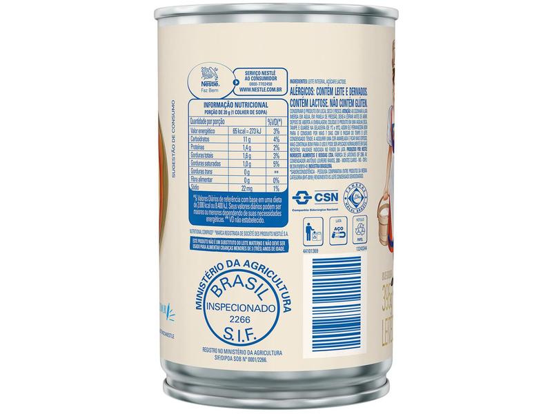 Leite Condensado Nestlé Integral Moça Lata 395g - 27 Unidades Imagem de Leite Condensado Nestlé Integral Moça Lata 395g