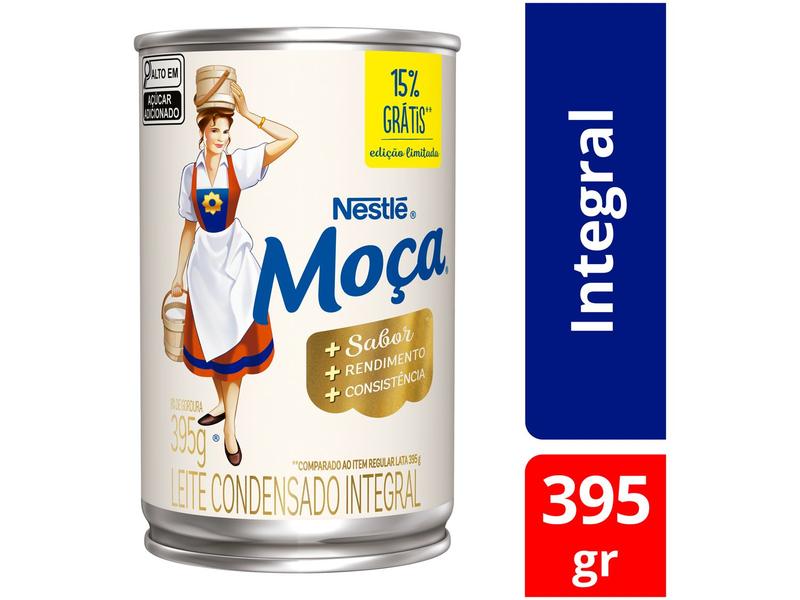 Imagem de Leite Condensado Nestlé Integral Moça Lata 395g