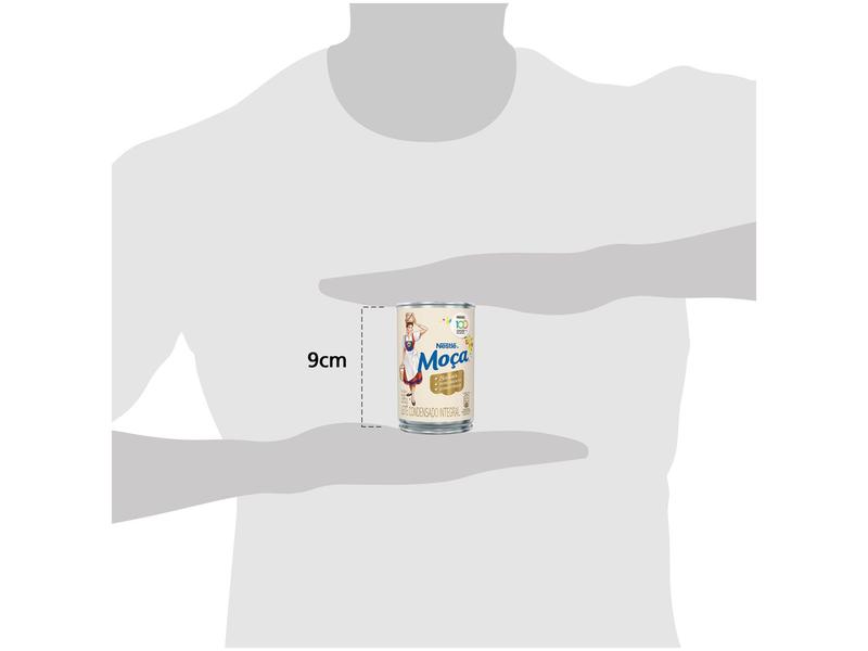 Leite Condensado Nestlé Integral Moça Lata 395g Imagem de Leite Condensado Nestlé Integral Moça Lata 395g
