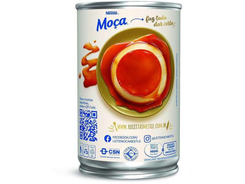 Imagem de Leite Condensado Nestlé Moça Original Lata 395g