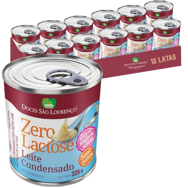 Leite Condensado Zero Zero S. Lourenço 335G (12 Latas) - São Lourenço Imagem de Leite Condensado Zero Zero S. Lourenço 335G (12 Latas)