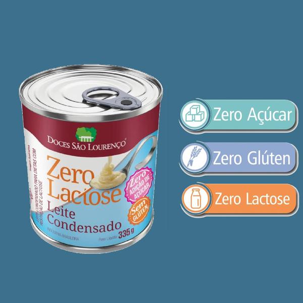 Leite Condensado Zero Zero S. Lourenço 335G (12 Latas) - São Lourenço Imagem de Leite Condensado Zero Zero S. Lourenço 335G (12 Latas)