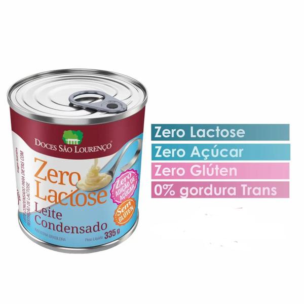 Imagem de Leite Condensado Zero Zero S. Lourenço 335G (3X)