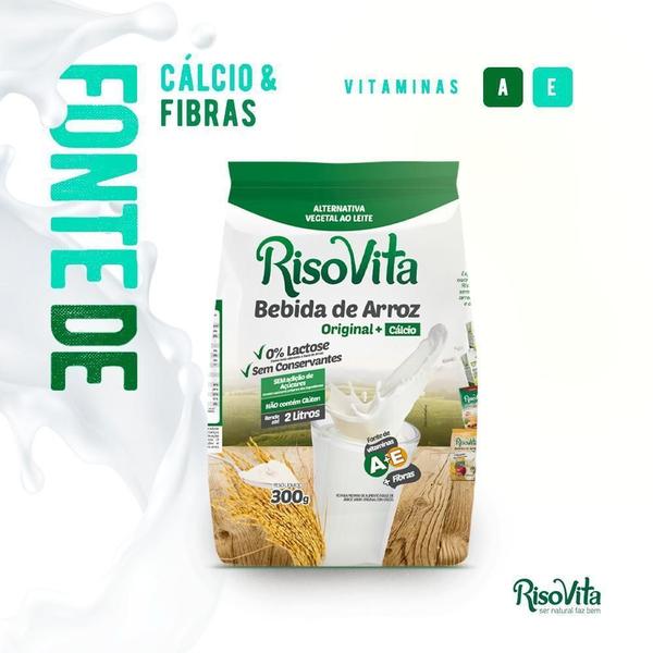 Leite De Arroz Pó Original Risovita 300G - 10 Unidades Imagem de Leite De Arroz Pó Original Risovita 300G - 10 Unidades