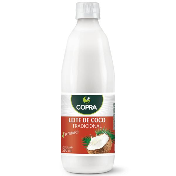 Leite de Coco Culinário Tradicional 500ml Pet Copra Imagem de Leite de Coco Culinário Tradicional 500ml Pet Copra