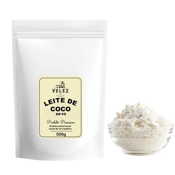 Leite De Coco Em Pó 500G - Velez Imagem de Leite De Coco Em Pó 500G