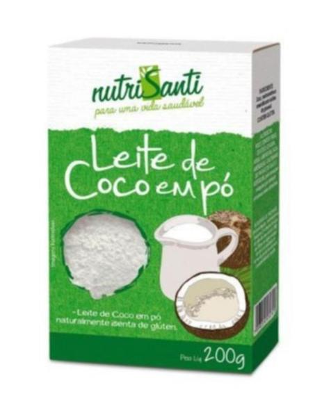 Imagem de Leite de Coco em Pó Nutrisanti 200g Alimentação Saudavel