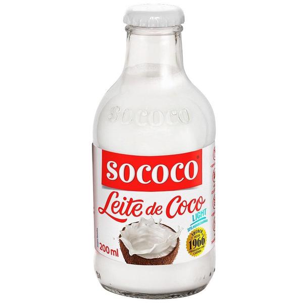 Imagem de Leite de Coco Sococo Light 200ml Embalagem com 24 Unidades